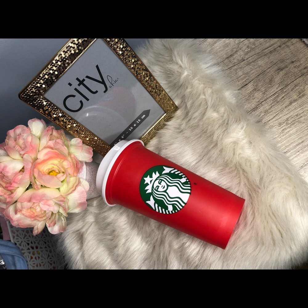 Red Reusable Starbucks Mug
